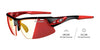 Tifosi Optics CRIT Sunglasses | Size 74 / Black/Red/Clarion Red Fototec