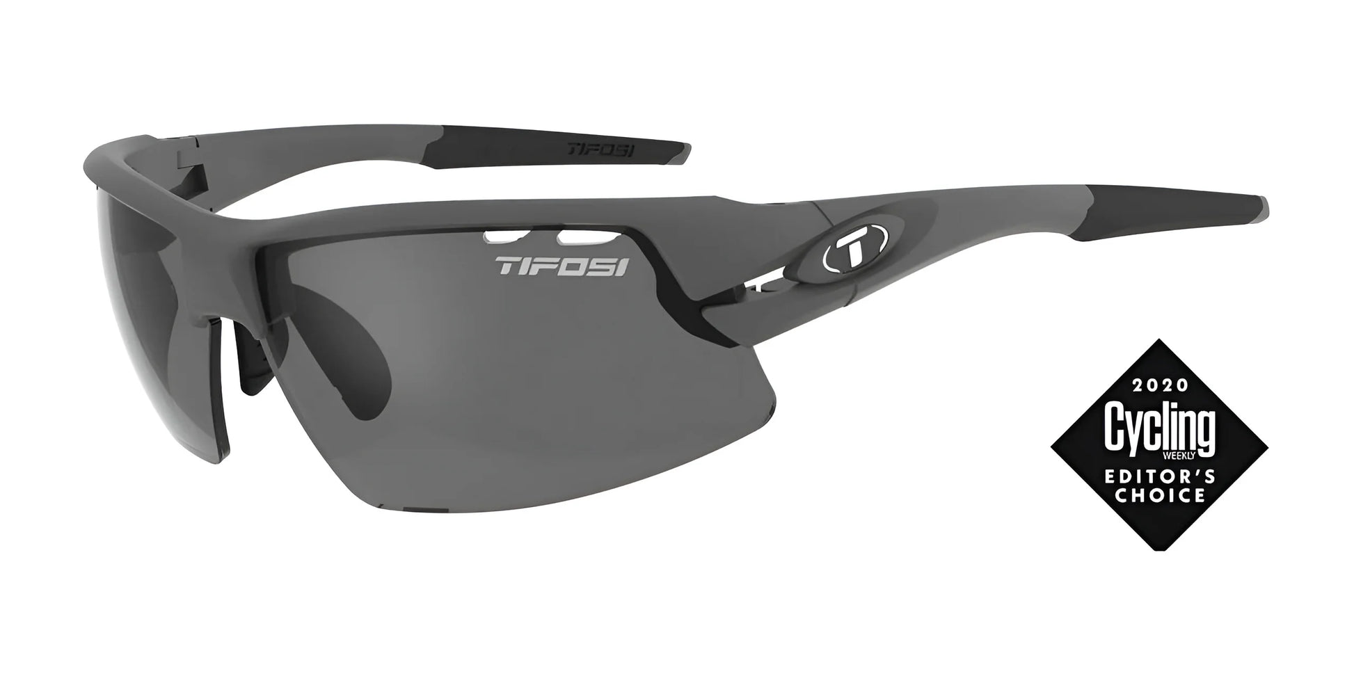 Tifosi Optics CRIT Sunglasses Matte Gunmetal Polarized Fototec