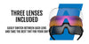 Tifosi Optics DAVOS Sunglasses / Crystal Neon Green/Interchange / Size Regular