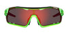 Tifosi Optics DAVOS Sunglasses / Crystal Neon Green/Interchange / Size Regular