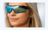 Tifosi Optics DAVOS Sunglasses / Crystal Neon Green/Interchange / Size Regular