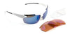 Tifosi Optics JET Sunglasses | Size 63 / Gloss Black/Smoke Tint