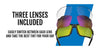 Tifosi Optics KILO Sunglasses | Size 64 / White/Black/Interchange