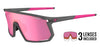 Tifosi Optics MOAB Sunglasses / Satin Vapor/Interchange / Size Regular