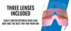 Tifosi Optics MOAB Sunglasses / Blackout/Interchange / Size Regular