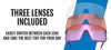 Tifosi Optics MOAB Sunglasses / Blackout/Interchange / Size Regular