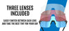 Tifosi Optics MOAB XC Sunglasses / Blackout/Interchange