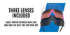 Tifosi Optics RAIL XC Sunglasses / Blackout/Interchange / Size Regular