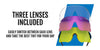 Tifosi Optics RAIL Sunglasses / Blackout/Interchange / Size Regular