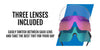 Tifosi Optics RAIL Sunglasses / Blackout/Interchange / Size Regular