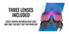 Tifosi Optics RAIL Sunglasses / Blackout/Interchange / Size Regular