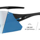 Matte Black/Clarion Blue Fototec