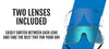 Tifosi Optics RAIL RACE Sunglasses / Crystal Clear/Interchange / Size Regular