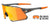 Tifosi Optics RAIL RACE Sunglasses / Satin Vapor Orange/Interchange