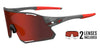 Tifosi Optics RAIL RACE Sunglasses / Satin Vapor Red/Interchange / Size Regular