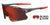 Tifosi Optics RAIL RACE Sunglasses / Satin Vapor Red/Interchange