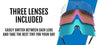 Tifosi Optics RAIL XC Sunglasses / Blackout/Interchange / Size Regular