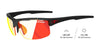 Tifosi Optics RIVET Sunglasses | Size 72 / Matte Black/Clarion Red Fototec