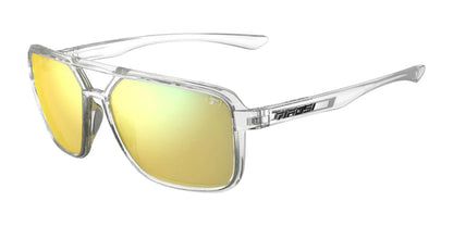 Tifosi Optics SALTO Sunglasses Crystal / Smoke Tint with Yellow Mirror