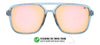 Tifosi Optics SALTO Sunglasses | Size 54 / Blackout/Smoke Tint