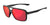 Tifosi Optics SALTO Sunglasses | Size 54 / Blackout/Smoke Tint with Red Mirror