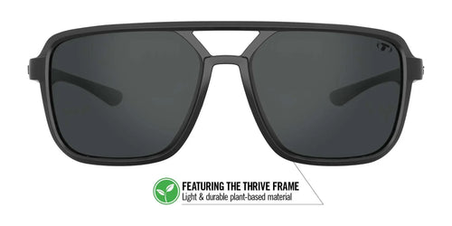 Tifosi Optics SALTO Sunglasses / Size 54 / Blackout/Smoke Tint