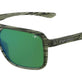 Olive Stripe Fade/Polarized Smoke Tint with Emerald Mirror