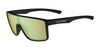 Tifosi Optics SANCTUM Sunglasses / Matte Black/Smoke Tint with Yellow Mirror / Size Regular