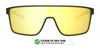 Tifosi Optics SANCTUM Sunglasses / Aqua Shimmer/Smoke Tint with Rose Pink Mirror / Size Regular