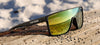 Tifosi Optics SANCTUM Sunglasses / Aqua Shimmer/Smoke Tint with Rose Pink Mirror / Size Regular
