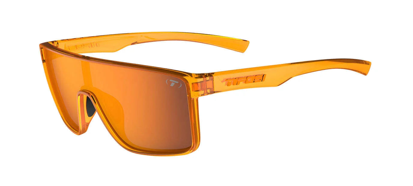 Tifosi Optics SANCTUM Sunglasses Amber Blaze / Smoke Tint with Orange Mirror