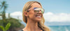 Tifosi Optics SANCTUM Sunglasses / Aqua Shimmer/Smoke Tint with Rose Pink Mirror / Size Regular