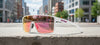 Tifosi Optics SANCTUM Sunglasses / Aqua Shimmer/Smoke Tint with Rose Pink Mirror / Size Regular