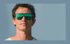 Tifosi Optics SANCTUM Sunglasses / Aqua Shimmer/Smoke Tint with Rose Pink Mirror / Size Regular