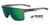 Tifosi Optics SANCTUM Sunglasses / Crystal Smoke/Polarized Smoke Tint with Green Mirror