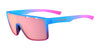 Tifosi Optics SANCTUM Sunglasses / Cobalt Bloom/Smoke Tint with Pink Mirror / Size Regular