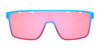 Tifosi Optics SANCTUM Sunglasses / Aqua Shimmer/Smoke Tint with Rose Pink Mirror / Size Regular