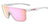 Tifosi Optics SANCTUM XL Sunglasses / Matte White/Brown Tint with Pink Mirror