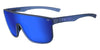 Tifosi Optics SANCTUM XL Sunglasses / Midnight Vapor/Smoke Tint with Cobalt Blue Mirror