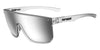 Tifosi Optics SANCTUM XL Sunglasses / Satin Clear/Smoke Tint with Silver Mirror