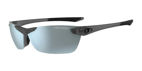 Tifosi Optics SEEK 2.0 Sunglasses Satin Vapor / Smoke Tint with Bright Blue Mirror