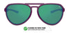 Tifosi Optics SELCA Sunglasses | Size 56 / Black Tortoise/Smoke Tint with Sky Blue Mirror