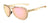 Tifosi Optics SELCA Sunglasses | Size 56 / Crystal Brown/Smoke Tint with Pink Mirror