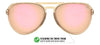 Tifosi Optics SELCA Sunglasses | Size 56 / Black Tortoise/Smoke Tint with Sky Blue Mirror