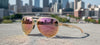 Tifosi Optics SELCA Sunglasses | Size 56 / Black Tortoise/Smoke Tint with Sky Blue Mirror