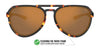 Tifosi Optics SELCA Sunglasses | Size 56 / Black Tortoise/Smoke Tint with Sky Blue Mirror