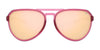 Tifosi Optics SELCA Sunglasses | Size 56 / Black Tortoise/Smoke Tint with Sky Blue Mirror