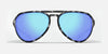 Tifosi Optics SELCA Sunglasses | Size 56 / Black Tortoise/Smoke Tint with Sky Blue Mirror