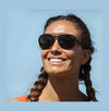 Tifosi Optics SELCA Sunglasses | Size 56 / Black Tortoise/Smoke Tint with Sky Blue Mirror
