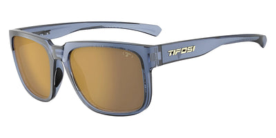 Tifosi Optics SHUMO Sunglasses Crystal Denim / Smoke Tint with Gold Mirror